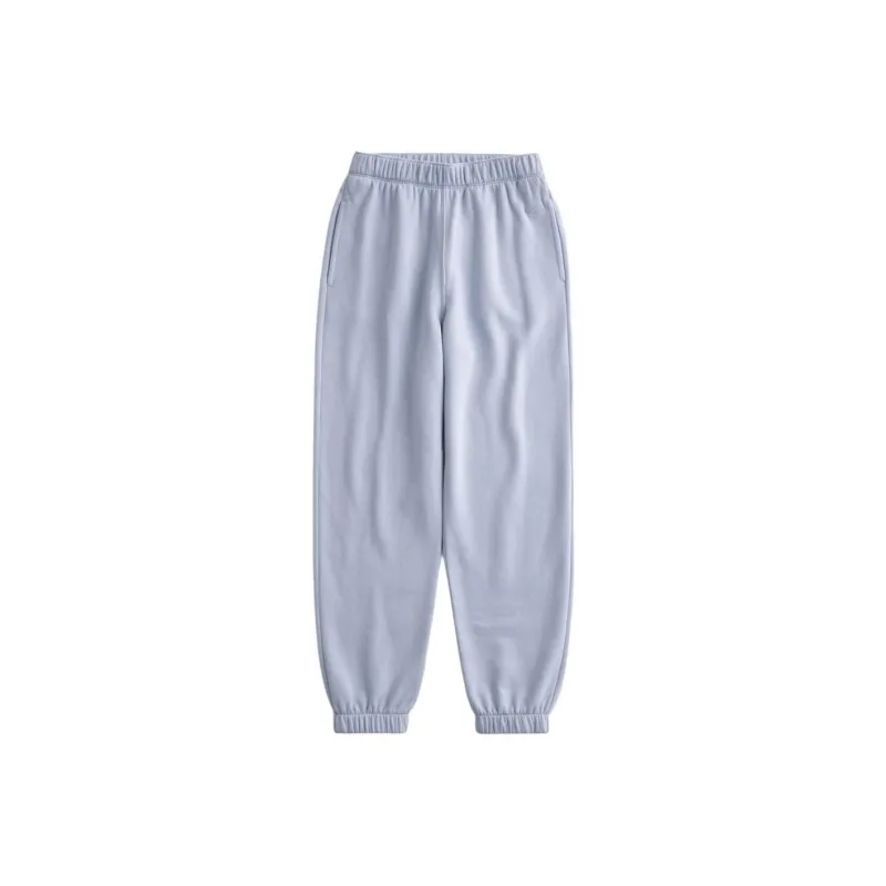 Hollister Knitted Sports Pants Women's Light Blue-0