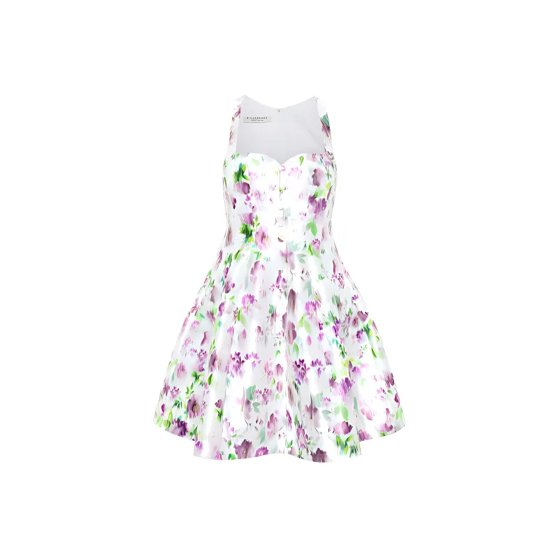 PHILOSOPHY DI LORENZO SERAFINI PHILOSOPHY DI LORENZO SERAFINI Floral Printed Sleeveless Dress-0