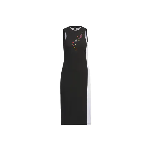 Adidas x SHUTING QIU FW23 Sleeveless Dress Women's Black White