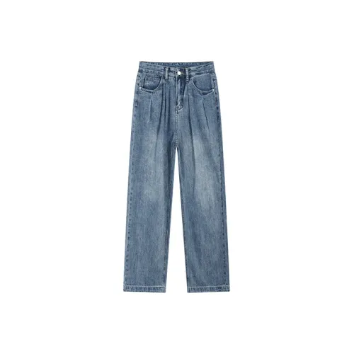 MINCOCROSEPEPPAR Jeans Women's Vintage Blue Extended Length