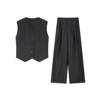 VIMLY Business Suits Women's Dark Gray