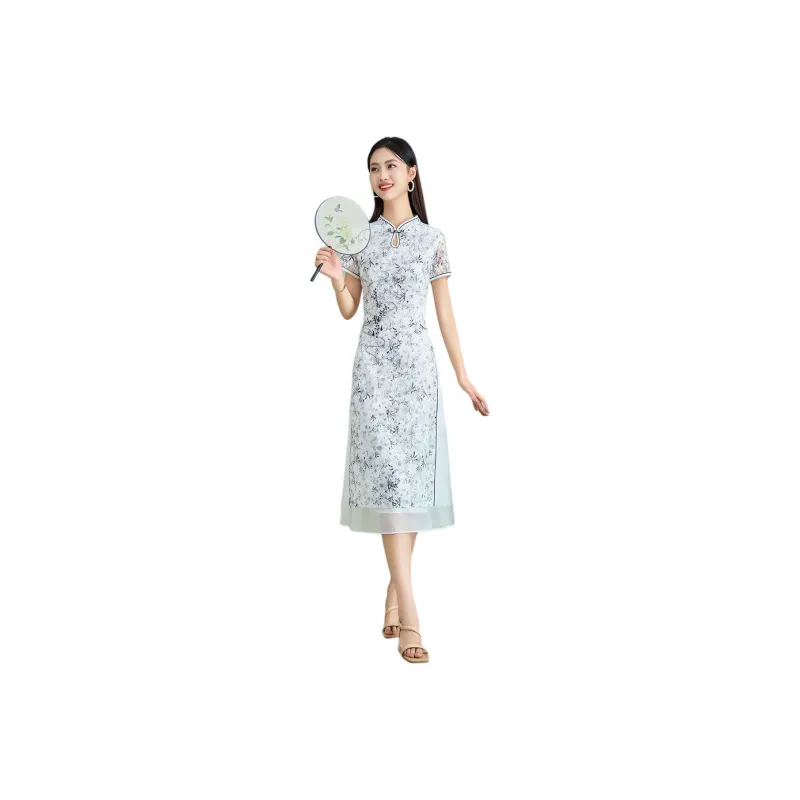 Mylan Short Sleeved Dresses Women's-6