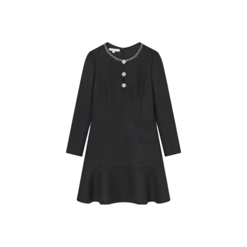 Goodland Long Sleeved Dresses Women's Black-0