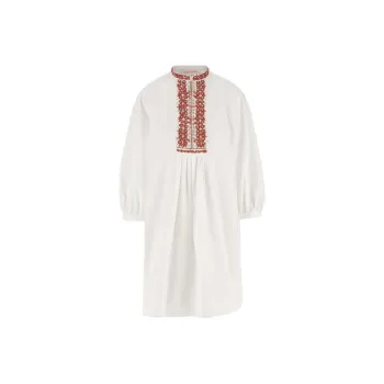 Valentino Long Sleeved Dress Women's White