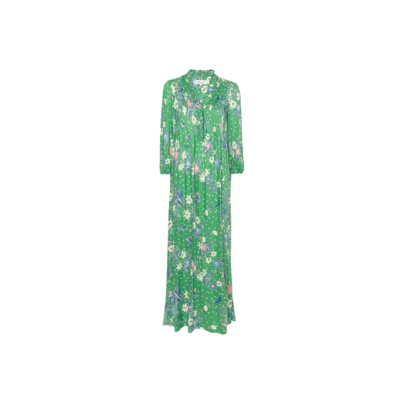 DVF Diane Von Furstenberg SS24 Long-Sleeved Dresses Women's Green-0