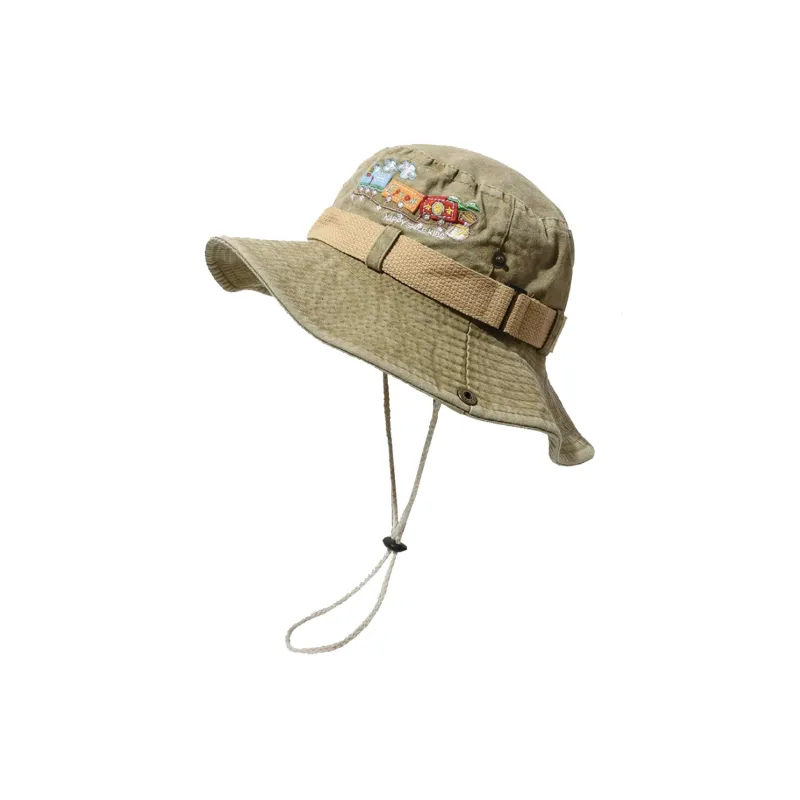 IOTS Polyester Bucket Hats Unisex-4