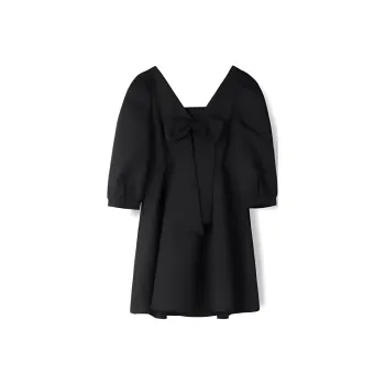 GOELIA Long Sleeved Dresses Women's Black