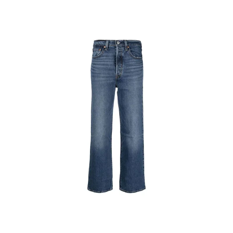 Levis Ribcage Straight Jeans-0