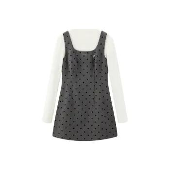 LEDIN Long Sleeved Dresses Women's Twilight Gray