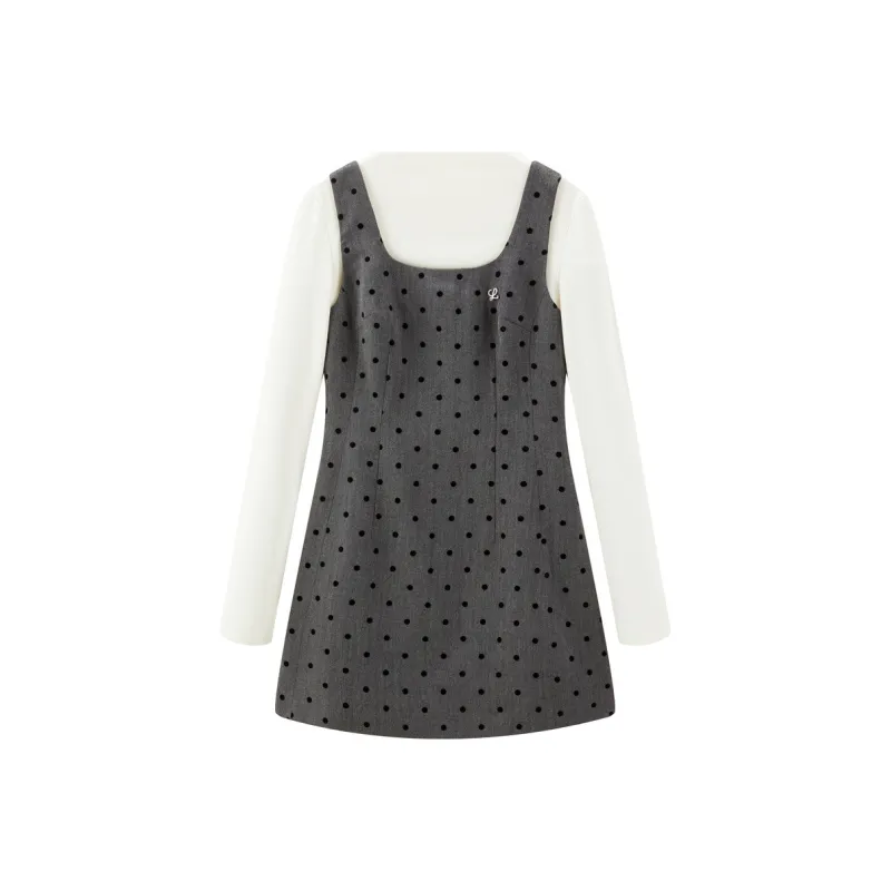 LEDIN Long Sleeved Dresses Women's Twilight Gray-0