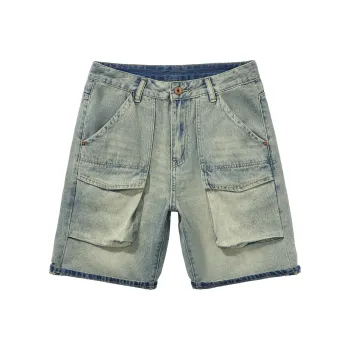 SANTASTIC Denim Shorts Men's Blue