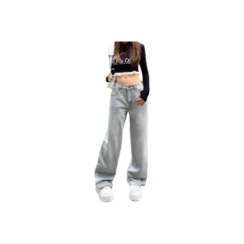 Wen Shan Jeans Women's Cloud Crush Gray