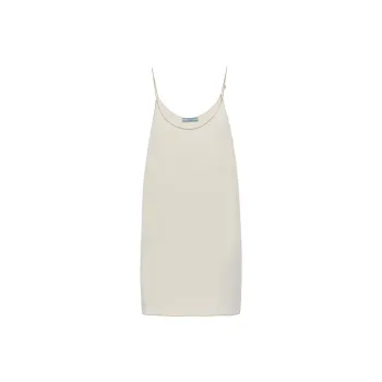 PRADA Sablé Chain link Mini dress