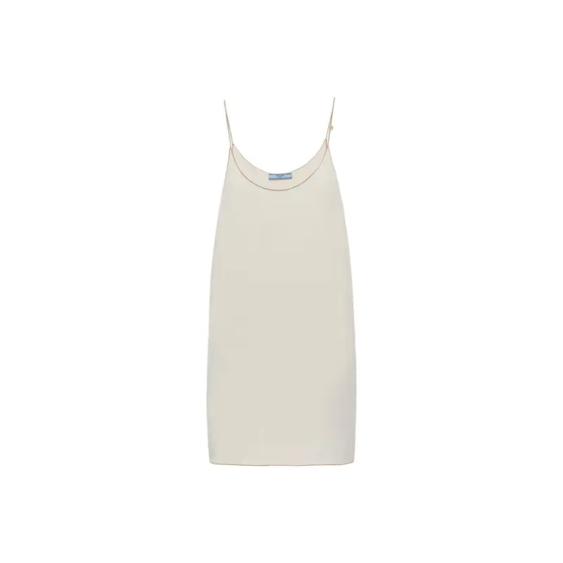 PRADA Sablé Chain link Mini dress-0