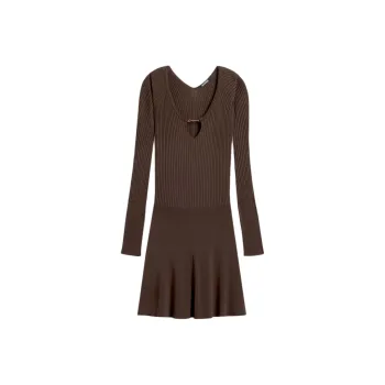 Jacquemus Pralù Long Sleeve Mini Dress
