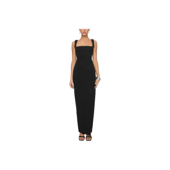 PRINCESS POLLY BOMBSHELL MAXI DRESS Slip Dresses Women's BLACK/Black