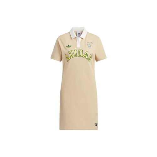 Adidas Originals Short Sleeved Dresses Women
s Magic Light Umber
