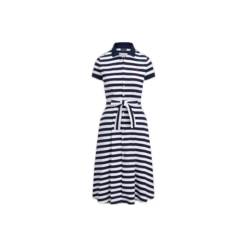 Polo Ralph Lauren Short Sleeved Dress Women's Multicolor-0