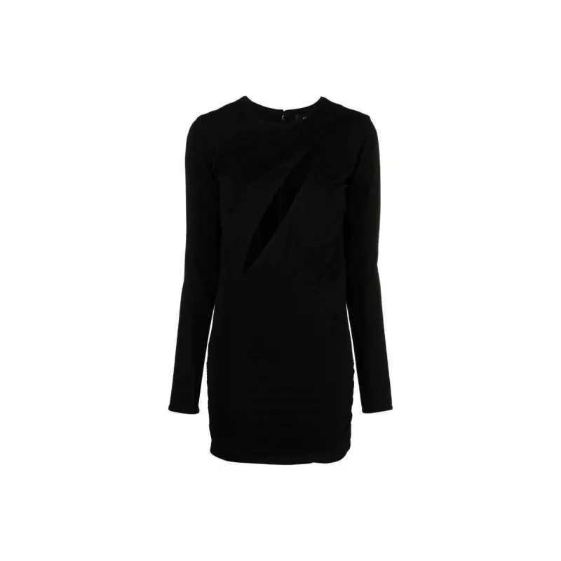 VERSACE Cut Out Long Sleeved Mini Dress-0