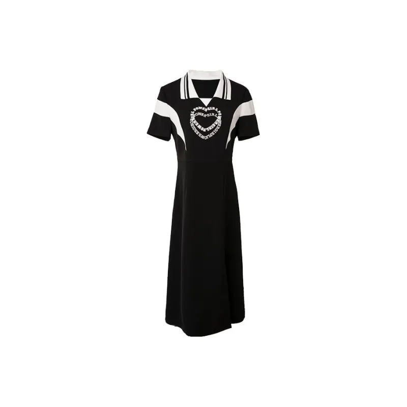 LOFT SHINE Short-Sleeved Dresses Women's Black-0