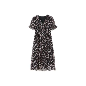XWI Short Sleeved Dress Women's Black