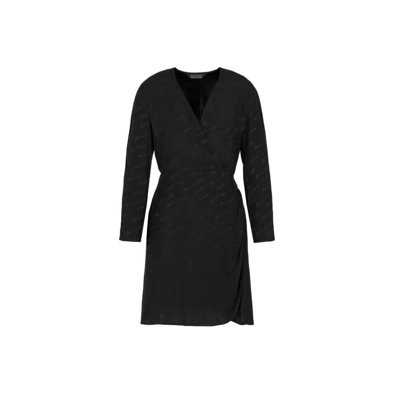 ARMANI EXCHANGE Logo jacquard Mini Dress-0