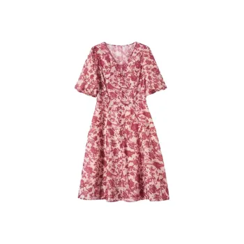 Dme Short Sleeved Dresses Women's Magenta