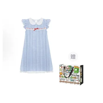 Pzhk Short Sleeved Dress Women's Blue