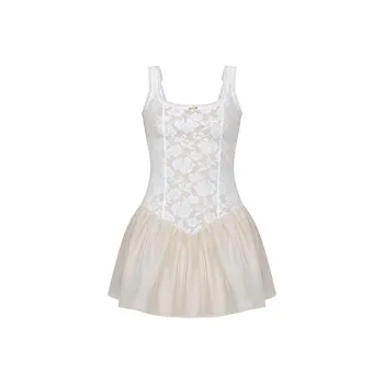 SCULPTOR x Casper Slip Dresses Women's White