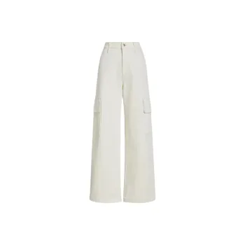 SCANLAN THEODORE Denim Cargo Jean Cargo Pants Women's Natura/Natural