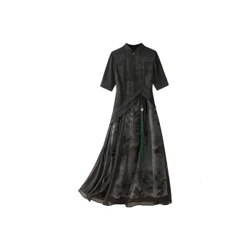 Cypress House Short Sleeved Dress Women's Black