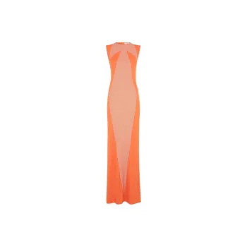 FENDI Sleeveless Dress Women's Orange