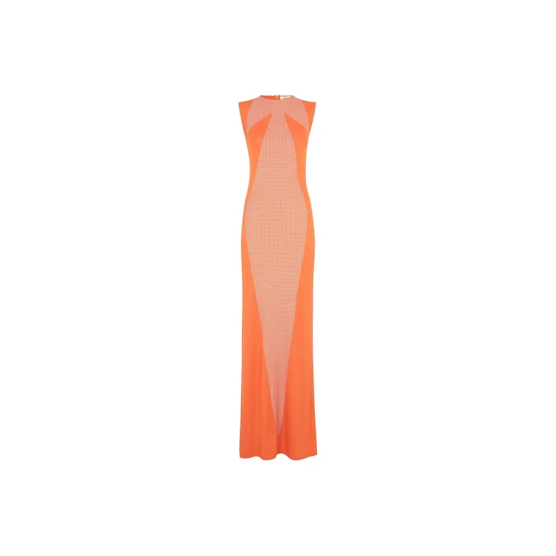 FENDI Sleeveless Dress Women's Orange-0