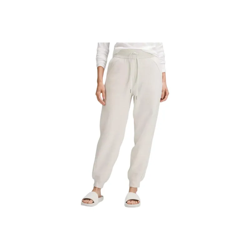 Lululemon Scuba Series Knitted Sports Pants Women's Bone Gray-0
