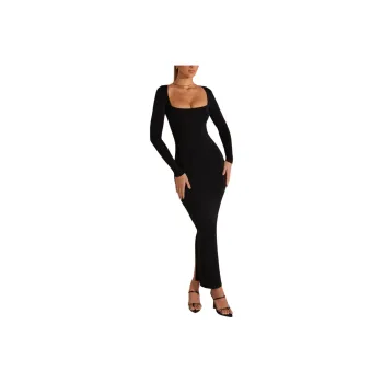 OH POLLY PEYTON Long-Sleeved Dresses Women's Black