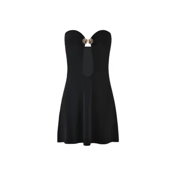 Tiger Mist CECILY MINI DRESS Sleeveless Dress Women's Black