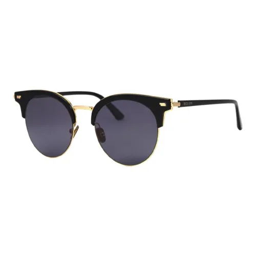 BOLON Plastic Metal Browline Sunglasses Unisex Gold