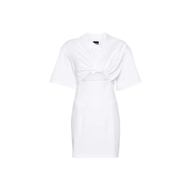 Jacquemus Twisted T Shirt Mini Dress-0