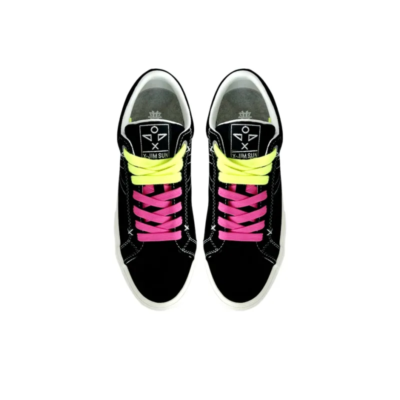 X JIMSUN Coverage Slip Resistant Impact Resistance Low Top Skateboard Shoes Unisex Black-1