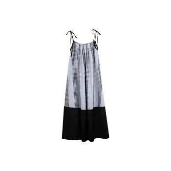 BLUEerror Slip Dress Women's Blue & Black