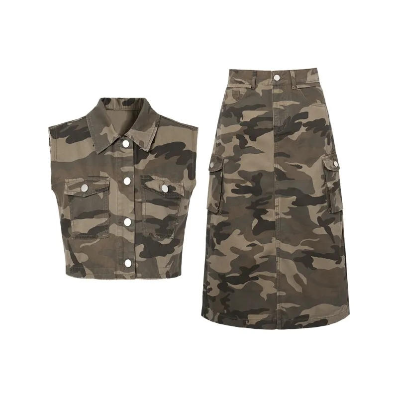 LA CRAWFISH Two Piece Skirt Sets Women's-0