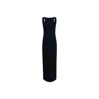 KHAITE PF24 THE MEDIA DRESS Sleeveless Dress Women's BLACK/Black