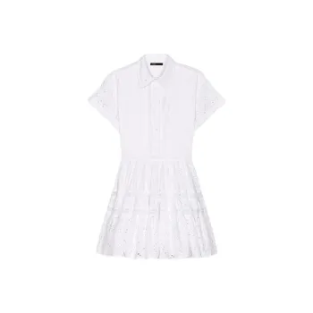 Maje Broderie anglaise Shirtdress