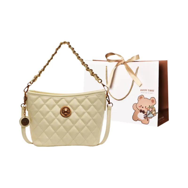 ERANGBEAR PU Crossbody Bag Women's Black/White/Yellow/Pink/Silver/Blue-3