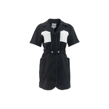 JESSYLINE Short Sleeved Dress Women's Black