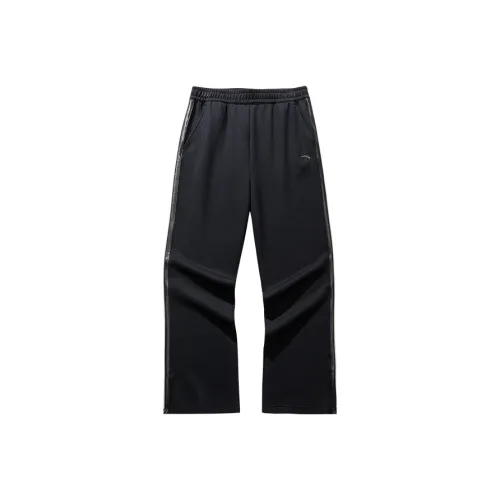 Anta Knitted Sports Pants Women's Basic Black