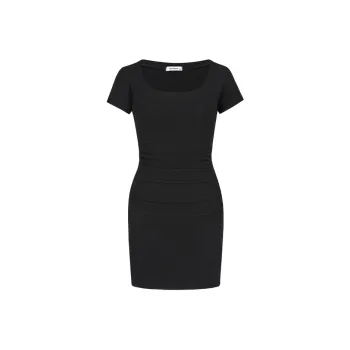 XIANSINIAO Short Sleeved Dress Women's