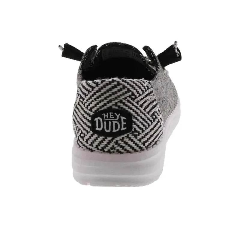 Heydude Wendy Chambray Casual Single Shoes Women's Gray-5