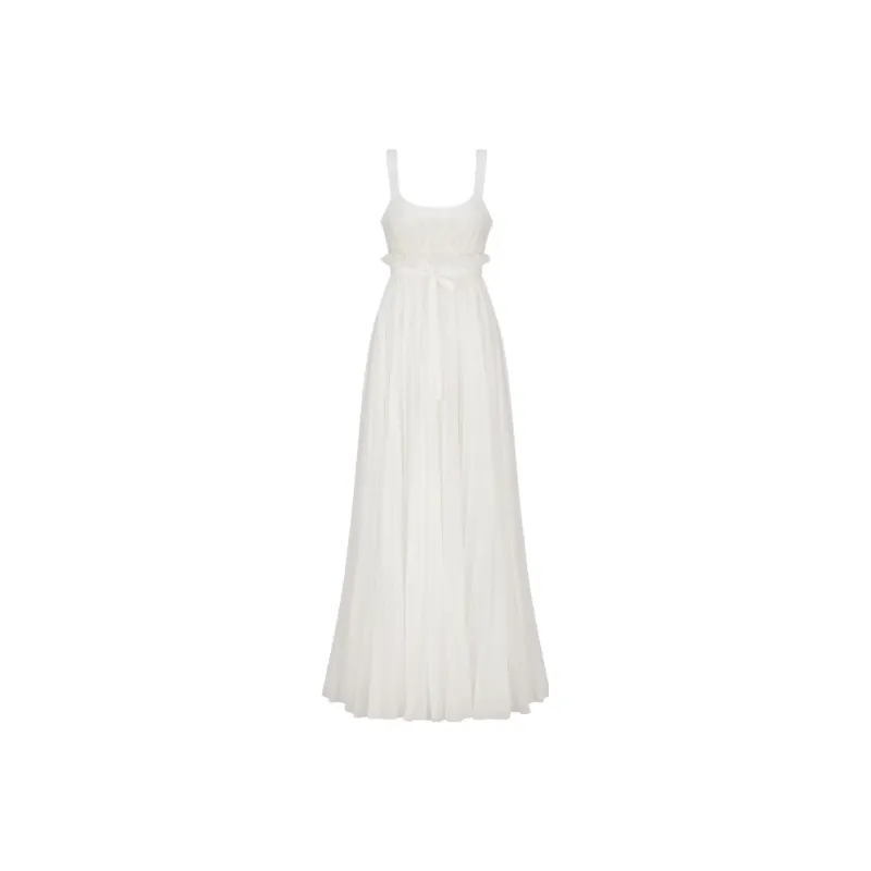 DIOR FW23 Slip Dresses Women's White-0
