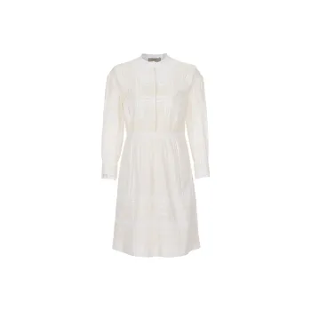 Burberry Long Sleeved Dress Women's White